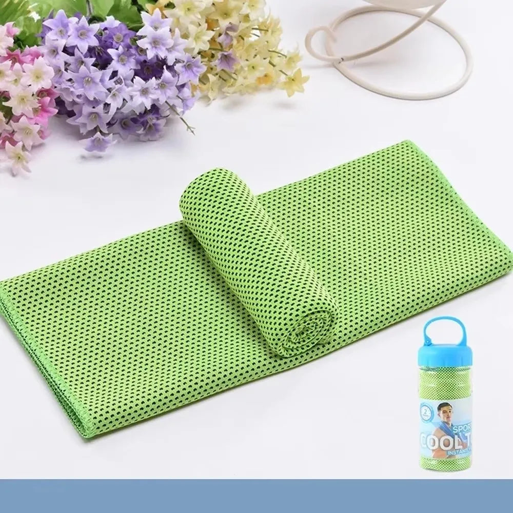 Breathable Cooling Towel Quick Drying Lightweight Ice Wipes Ultra Vue Green