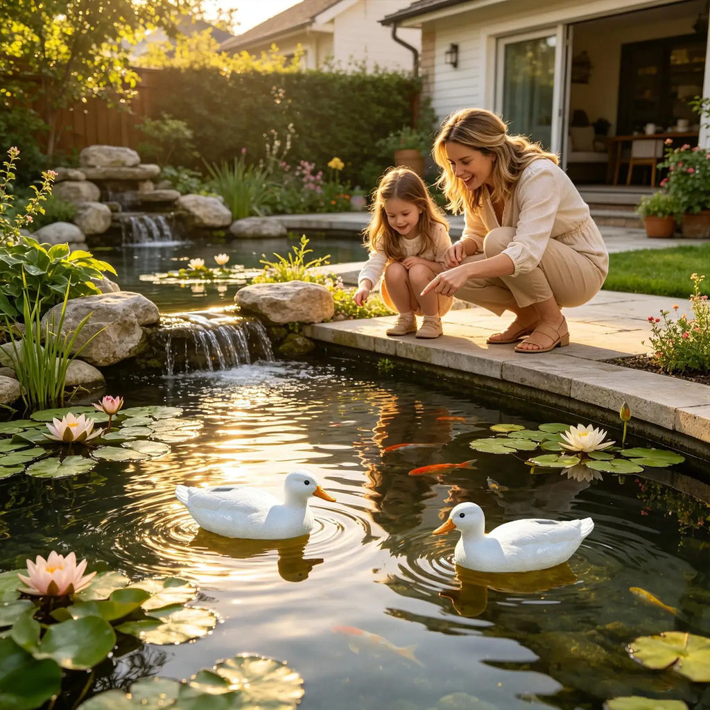 Solar Floating Pool Lights, Cute Duck Design Waterproof LED Lamp, UV Resistant Outdoor Decor for Garden Pond Fountain decorate Vue