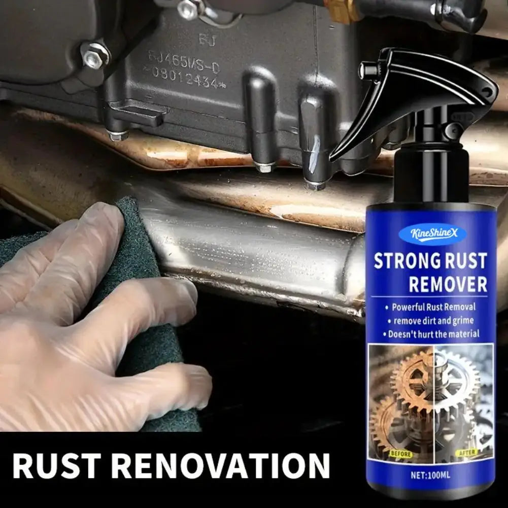 1/2pcs 100ml Car Iron Powder Rust Remover Powerful Rust Removal Cleaning Tools Maintenance Metal Surface Rust Removal Artifact Vue