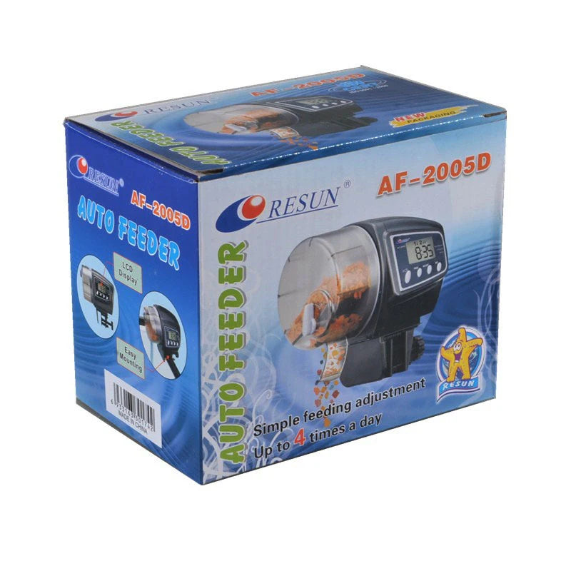 Auto Fish Tank Feeder AF2005D AF2009D Aquarium Food Dispenser Digital Timer Feeder for Holiday Home Office Aquariums Feeder Vue