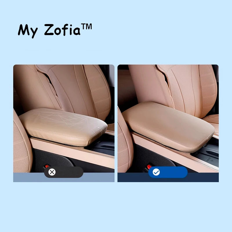 For EXLANTIX ET EXEED STERRA ET 2024 2025 Car Armrest Box Center Console Armrest Cover Interior PU Leather Cover Accessories Vue