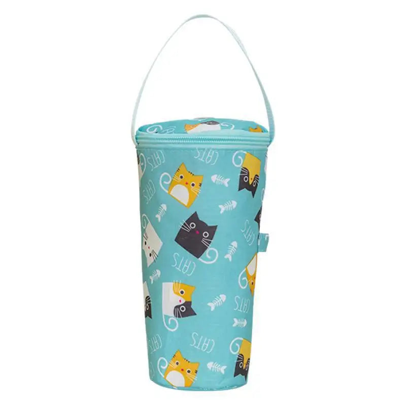 Cute Cartoon Milk Tea Tote Bag Heat Preservation Bag Portable Insulated Cup Cover Eco-friendly Handbag Cup Accessories Vue