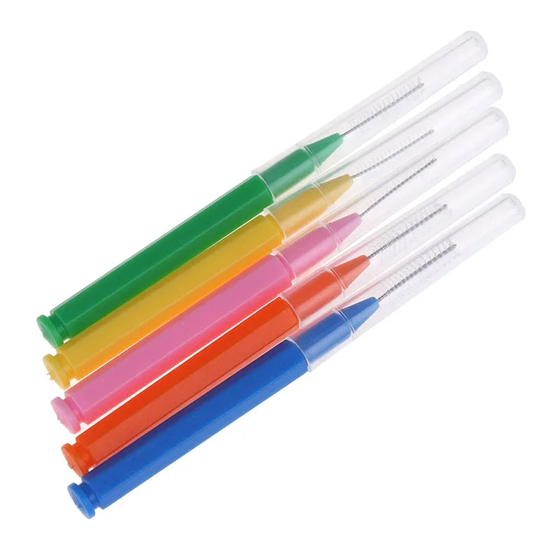 30pcs/lot Interdental Brush Dental Floss Teeth Oral Clean Hygiene Toothpick Vue