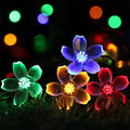 2025 USB Rome Decoration Flower LED String Lights Indoor Party Atmosphere Home Battery Flower Fairy Lights Curtains 465 Vue Multicolor USB 1.5M 10LED