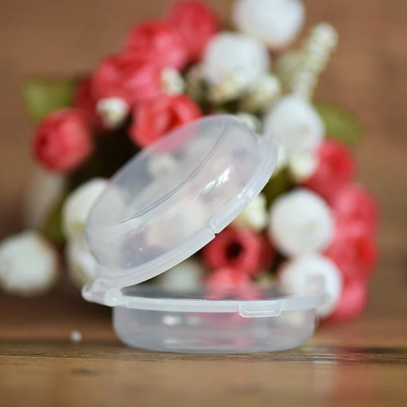 1/2pcs Clear Double-Layer Detachable Air Cushion Powder Puff Case Detachable Plastic Makeup Puff Storage Box With Dustproof Lid Vue