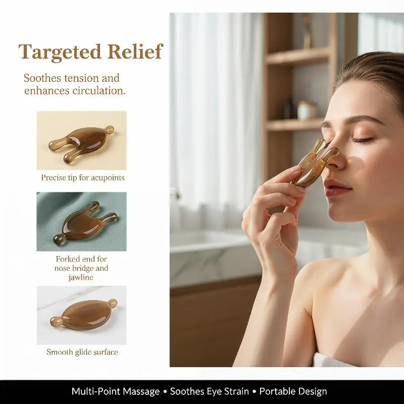 Facial Massage Resin Tool for Guasha Scraping Lifting Anti-Aging Eye Care Vue