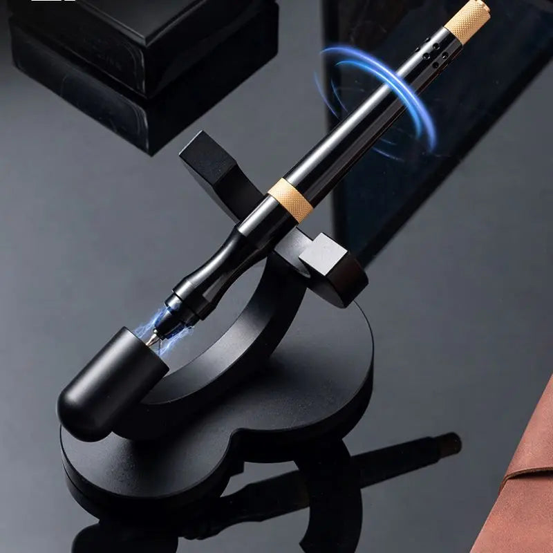 New Creative Aluminum Alloy Magnetic Levitation Self Supporting Signature Pen Swing Freely Not Fall Personalized Business Gift Vue