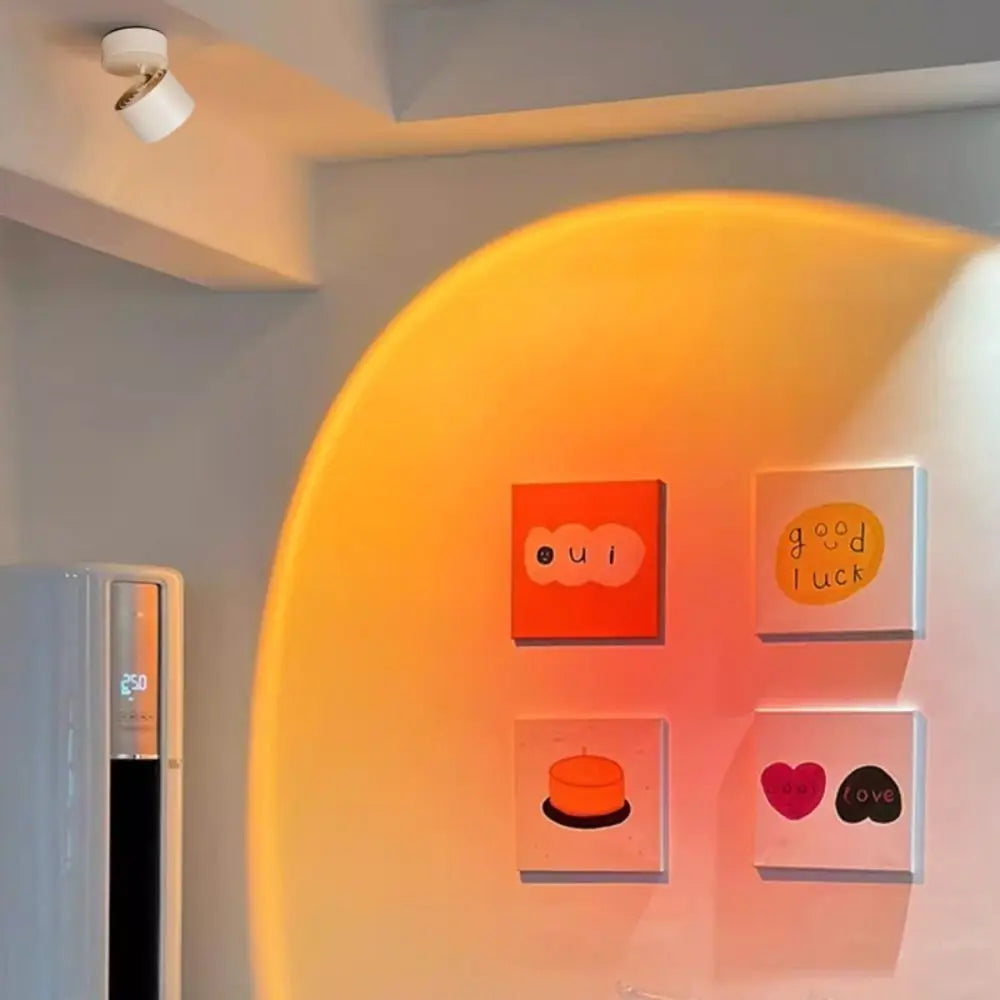 Mounted/recessed Sunset spotlight Foldable luxury Ceiling Spot Lighting delicate Led Down Lamp Hallway Vue