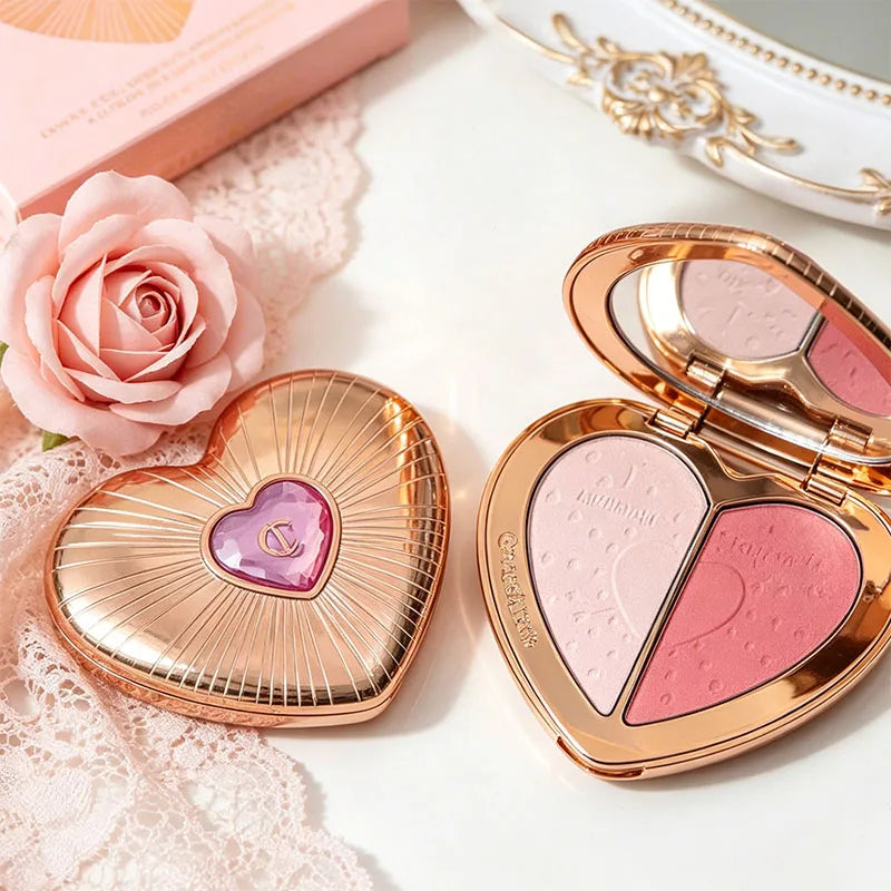 Charlotte Latest Tilbury Moisturized Plump Lip Gloss Highlights Concealer Liquid Foundation Two Color Heartbeat Blush Makeup Vue