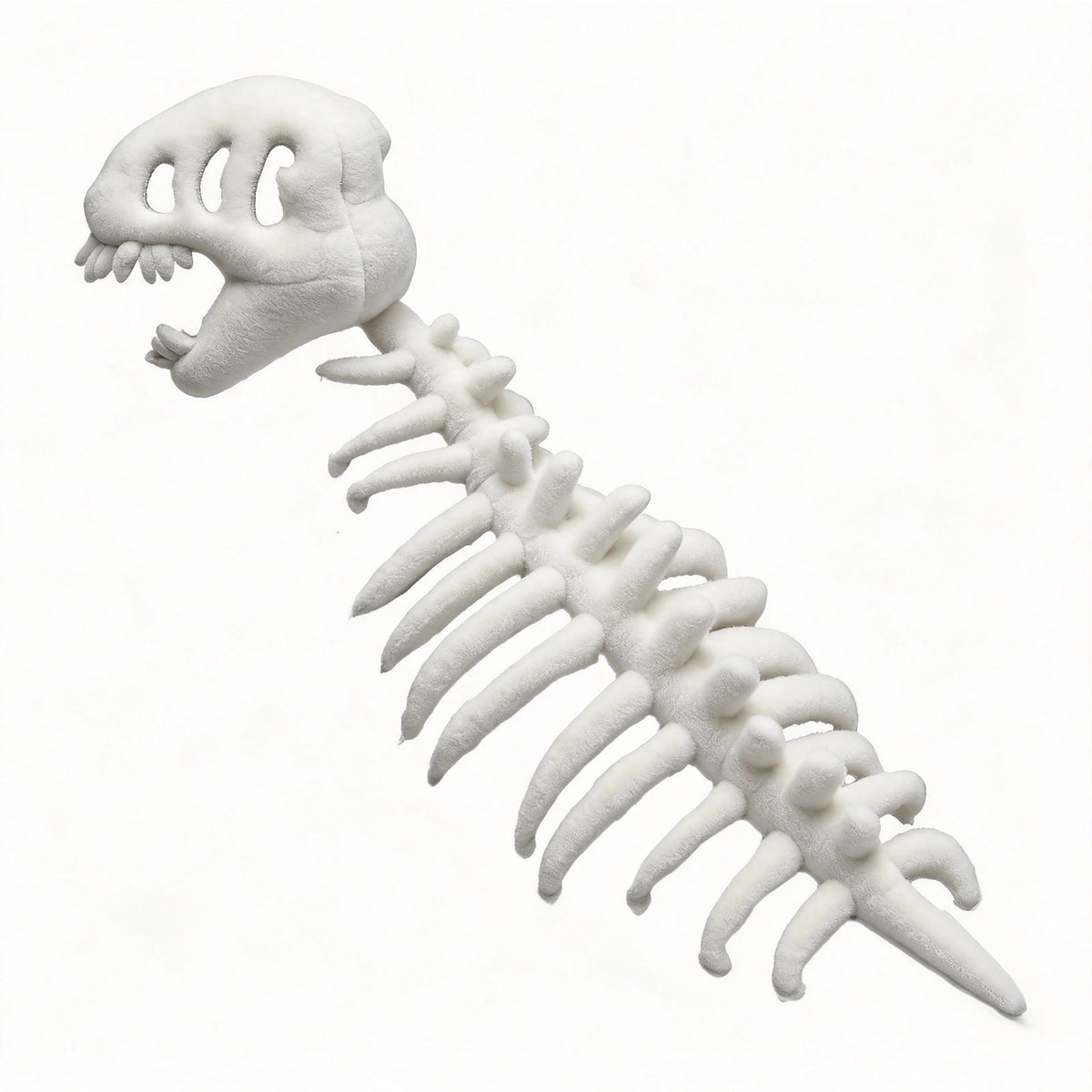 3D Dinosaur Skeleton Plush Costume Set with Hood | Adults & Kids Plush Costume Set Vue White 116CM China Mainland