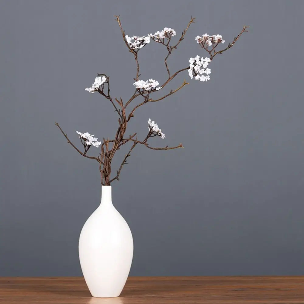 Real Touch Artificial Cherry Blossoms Branches Realistic Elegant Simulation Sakura Branches Plastic Handmade Fake Flower Vue