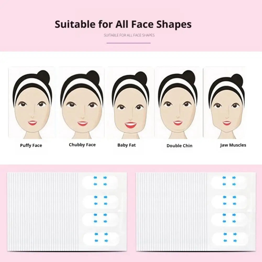 Invisible Seamless Firming Transparent Patch Face Lifting Shaping Sticker Women Waterproof Makeup V-face Patch Face Care Tools Vue
