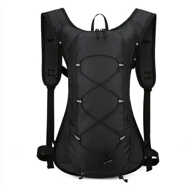 New 12L Outdoor Sport Bike Cycling Running Hiking Hydration Bag Storage Helmet Pack Waterproof UltraLight Bladder Backpack Vue black