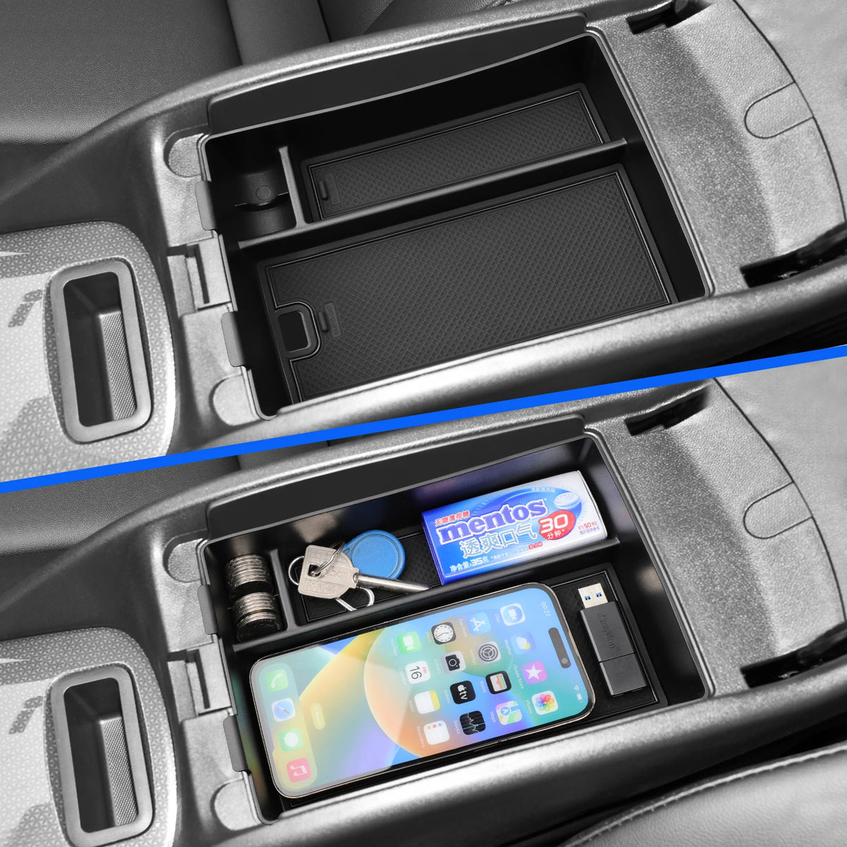 Smabee for Chevrolet Malibu 2016 - 2024 Center Console Armrest Storage Box Car Central Tray Organizer Accessories Tidying Vue