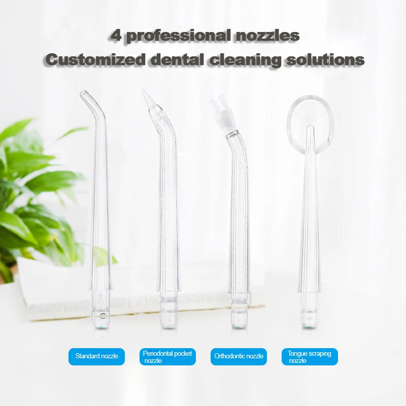 Hugebreen Electric Water Flosser Oral Irrigator – 4 Tips Electric Water Flosser Vue