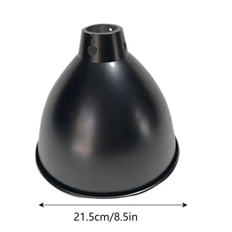 Deep Dome Reptile Heat Lamp Fixture UVB Basking Light Reflector Dome Lampshade Terrarium Lighting System with Optical Reflection Vue