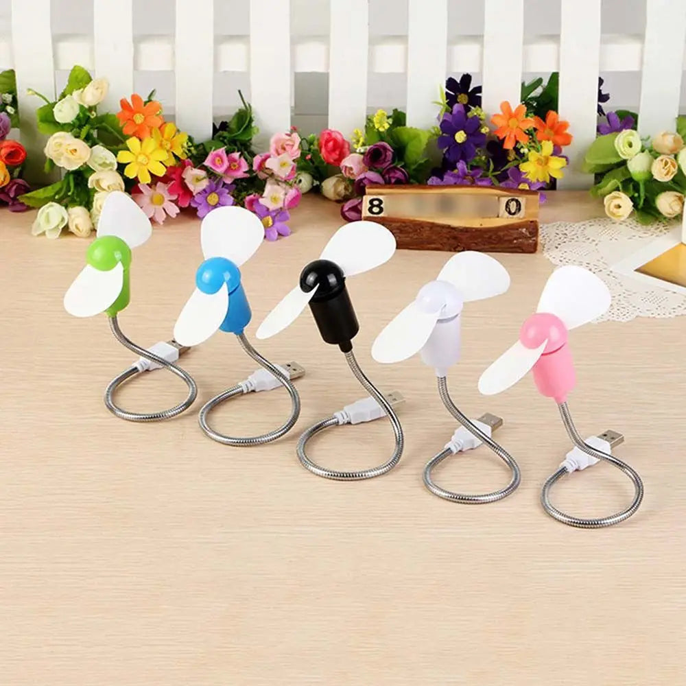 Creative Silent Computer Soft Leaf For Home Bendable Freely Ventilador Electric Fan Air Cooler Snake Fan Vue