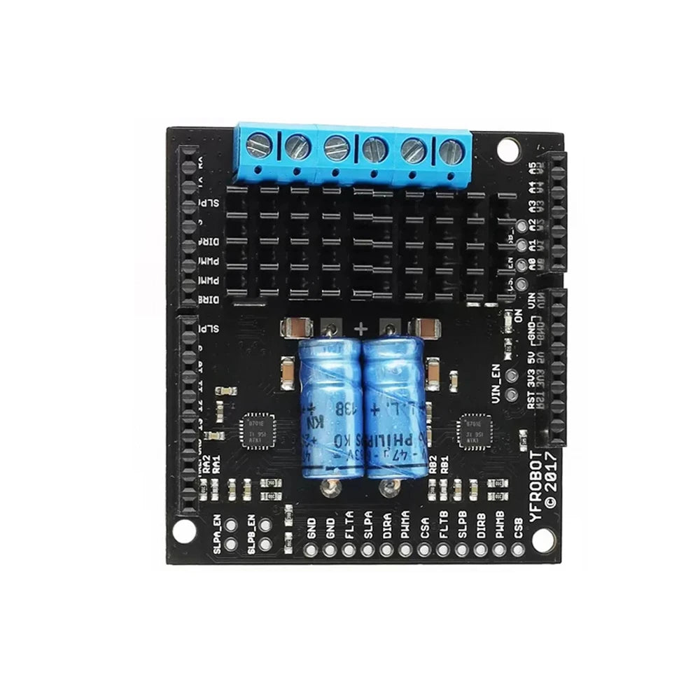 MD04 High Power Dual H Bridge Motor Driver Module DRV8701 Replace L298N 6-30V PWM 30kHz 1.8V 3.3V 5V Logic Input Driver Module Vue