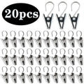vvocci 20pcs Curtain Window Curtain Hook Clips Durable with Hook Sturdy and Stainless SteelHome Window Curtain Decor Accessories Vue M470 20PCS