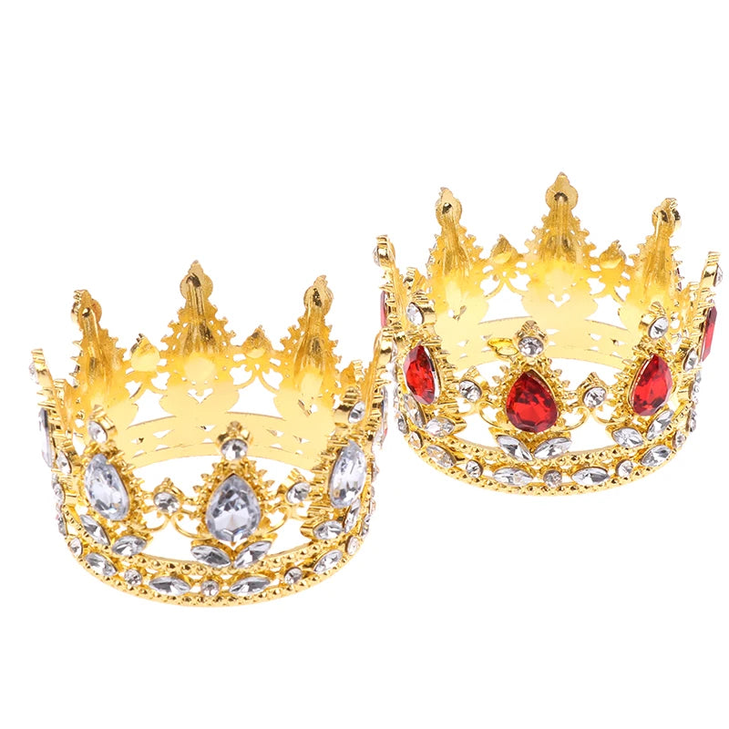 1PCS Cotton Doll Retro Crown Headwear Korea Dolls Cotton Doll Crown For Baby Doll Dress Fashion Doll Accessories Vue