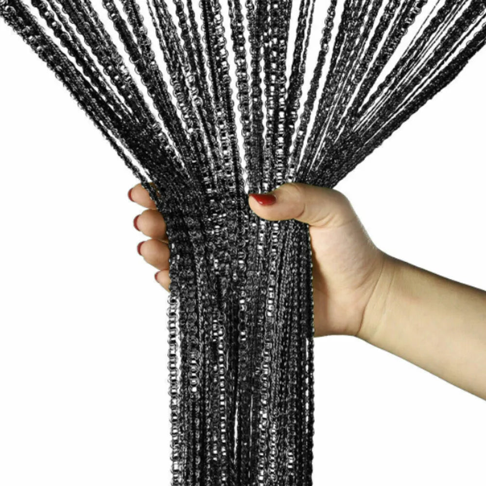 1PCS Door String Tassel Curtain Partition Door Curtain String Curtain Door Screen Panel Home Decor Window Divider Tassel Screen Vue