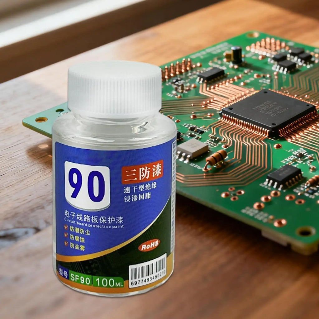 100ml/250ml Clear Conformal Coating Waterproof Protective Paint for Circuit Board, PCB, LED, Automotive Electronics Repair Glue Vue