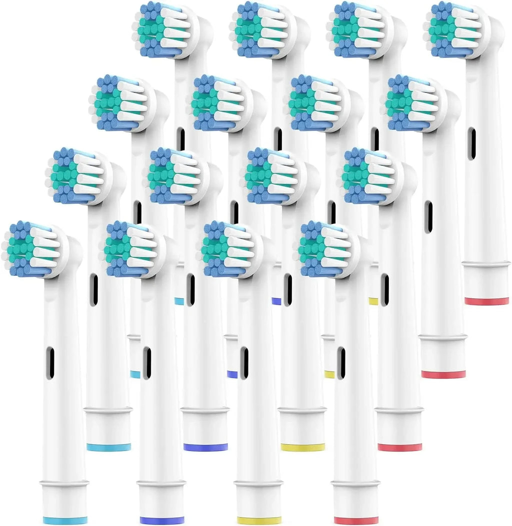 Replacement Heads For Oral B Braun Electric Toothbrush 16pcs/Pack Replacement Brush Heads For 1000/2000/3000/5000 Adults Kids Vue