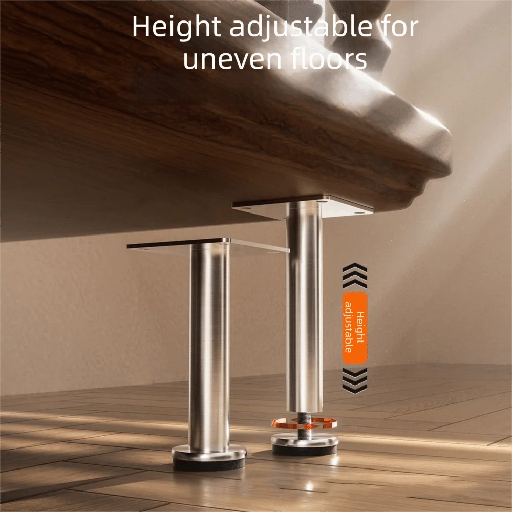 Parts Stainless Steel Sofa Feet Thickened Metal Furniture Feet Adjustable Light Luxury Table Legs Furniture Vue