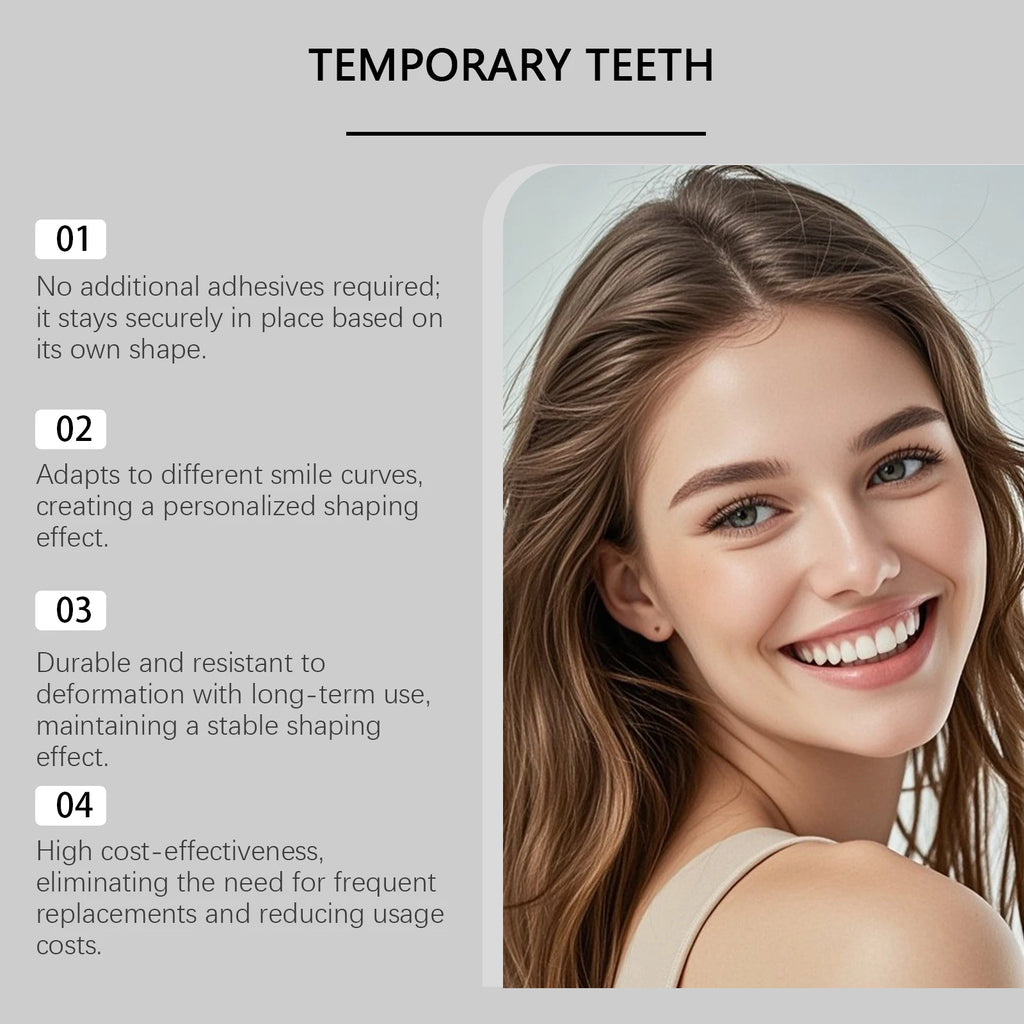Solid Dental Gel, Natural Appearance, Comfortable Fit, Beautiful Teeth Modification, Daily Portable Solid Dental Gel Vue