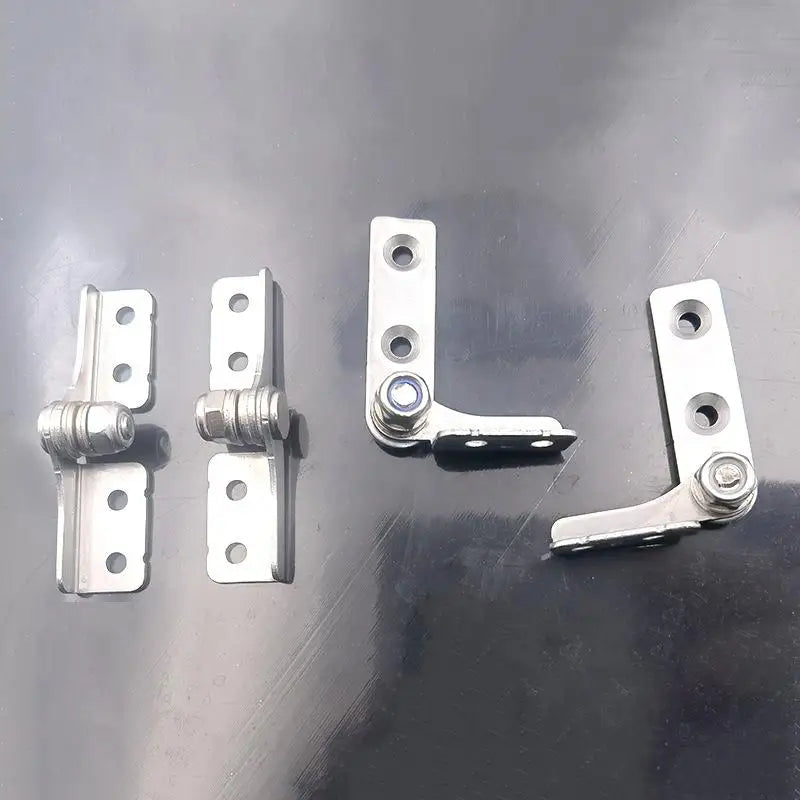 1Pc Adjustable Arbitrary Hinge Stop 304 Stainless Steel Damping Hinge Positioning Shaft for Frameless Use Vue
