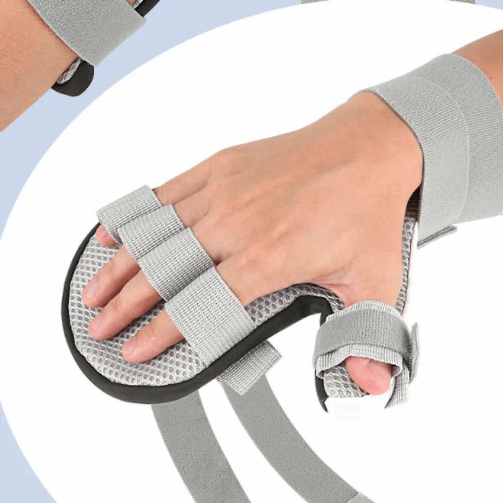 Orthotic Detachable Wrist Support Splint Lightweight Adjustable Finger Splint Bendable Breathable Hand Brace Straightening Vue