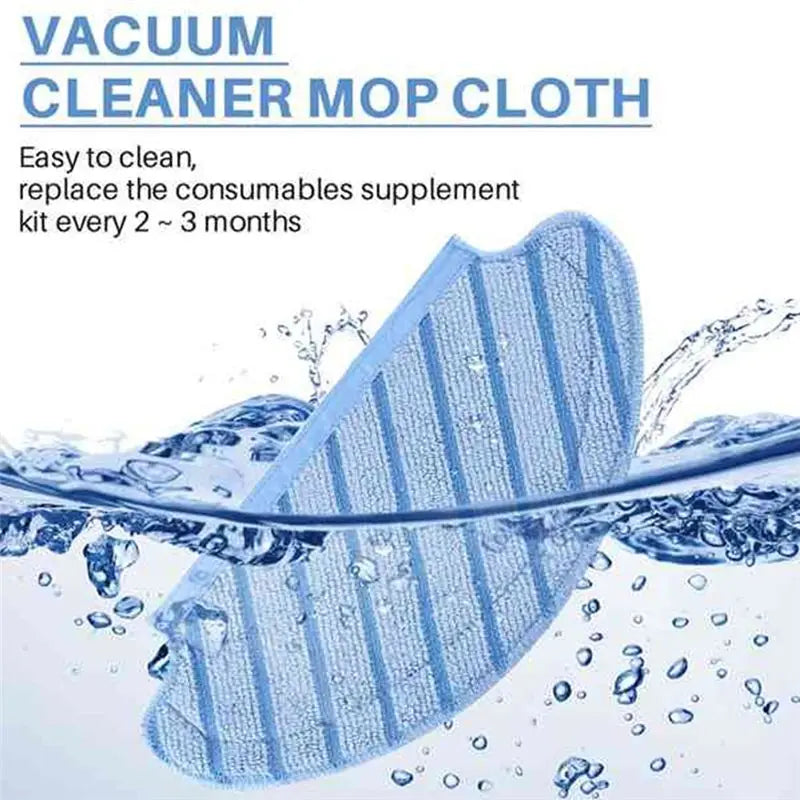 ABKW-15Pcs Washable Mopping Cloth Replacement For Ecovacs Deebot Ozmo 920 950 T8MAX N8pro AIVI Vacuum Cleaner Vue