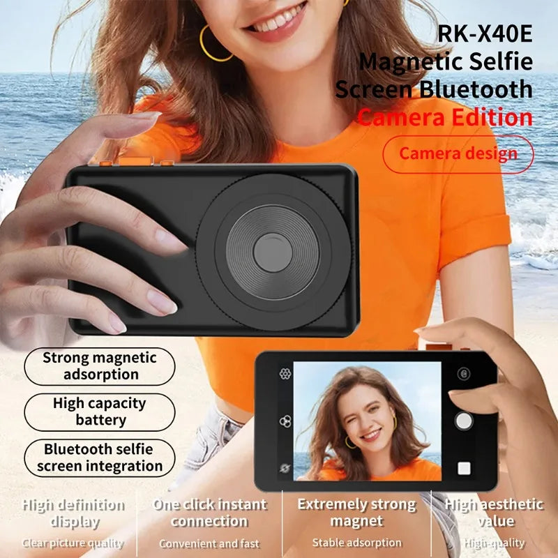 4-inch Smartphone Wireless Magnetic Monitor Screen RX-X40E Monitor Screen for iPhone Android Live Stream Video Recording Vue