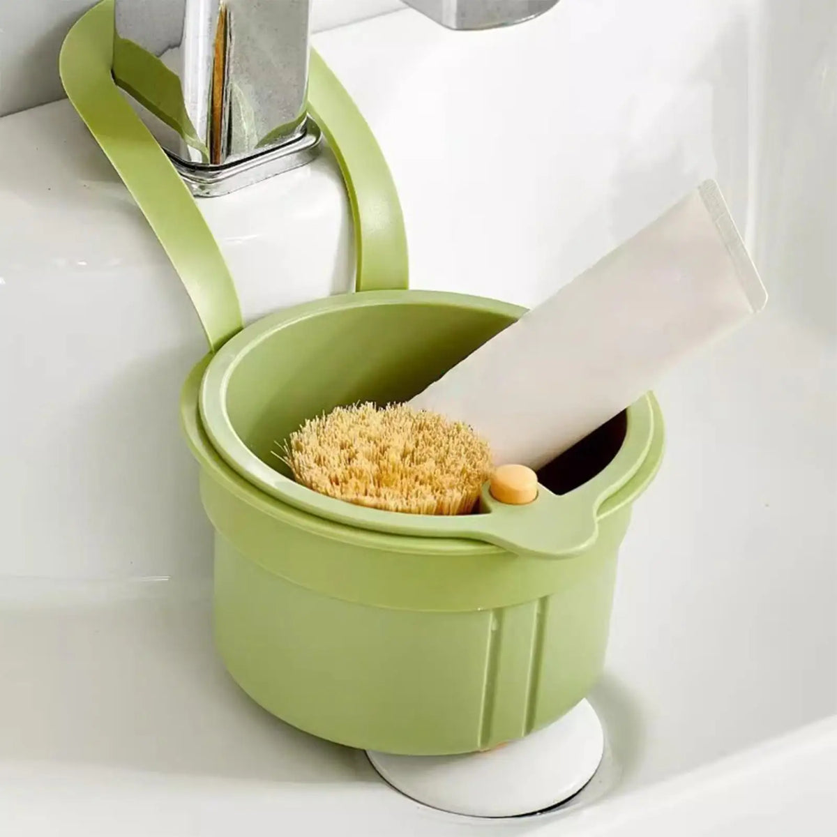 Sink Drain Strainer Basket, Anti-Clog Food Catcher with Hanging Hook, Odor-Resistant Kitchen Sink Filter for Bathroom Laundry Vue