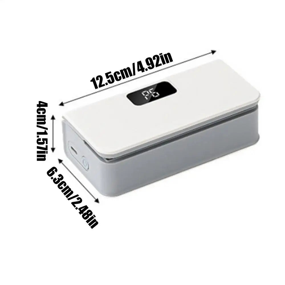 6-Mode Rechargeable Magnetic Mini Bag Sealer with Cutter Electric Handheld Snack Chip Cereal Food Preservation Sealer for Home Vue White