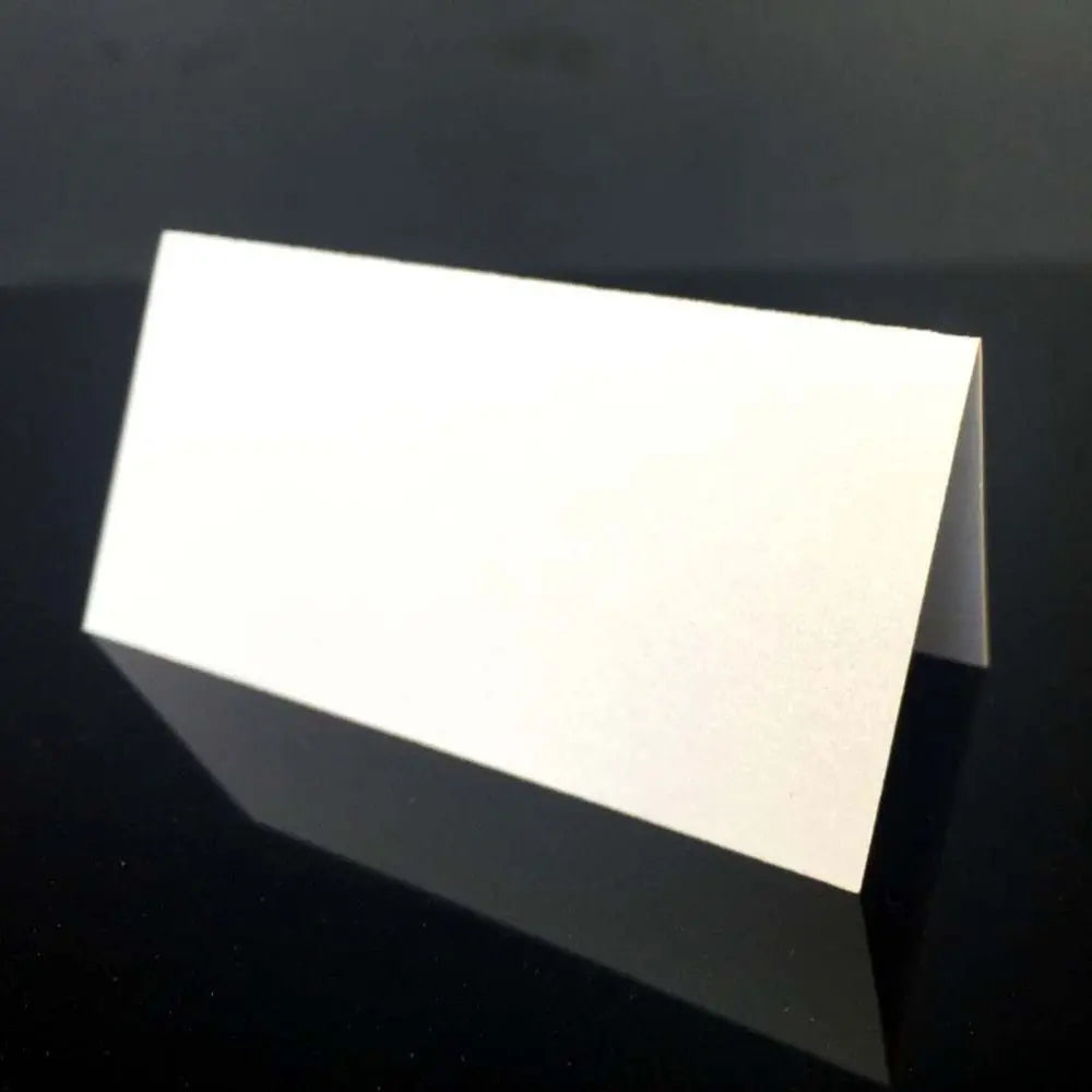 10pcs Vintage Wedding Place Cards Kraft Paper Blank Table Place Cards Elegant Folded Name Seat Card Anniversary Celebration Vue