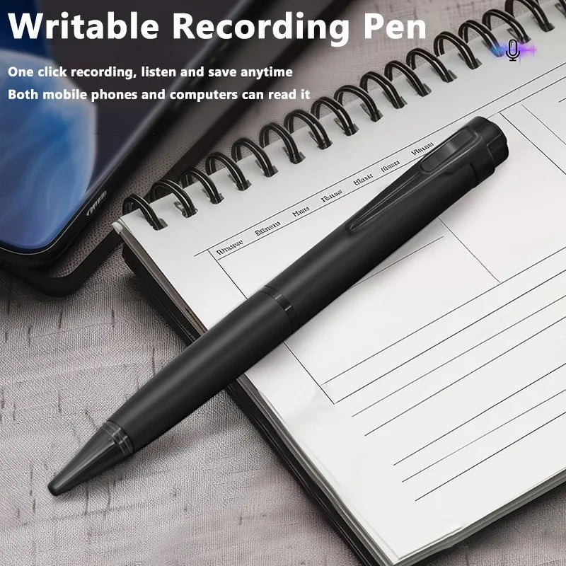 8GB-128GB Digital Voice Recorder Professional Audio Record Noise Reduce Dictaphone MP3 Player Business Meeting Recording Pen Vue