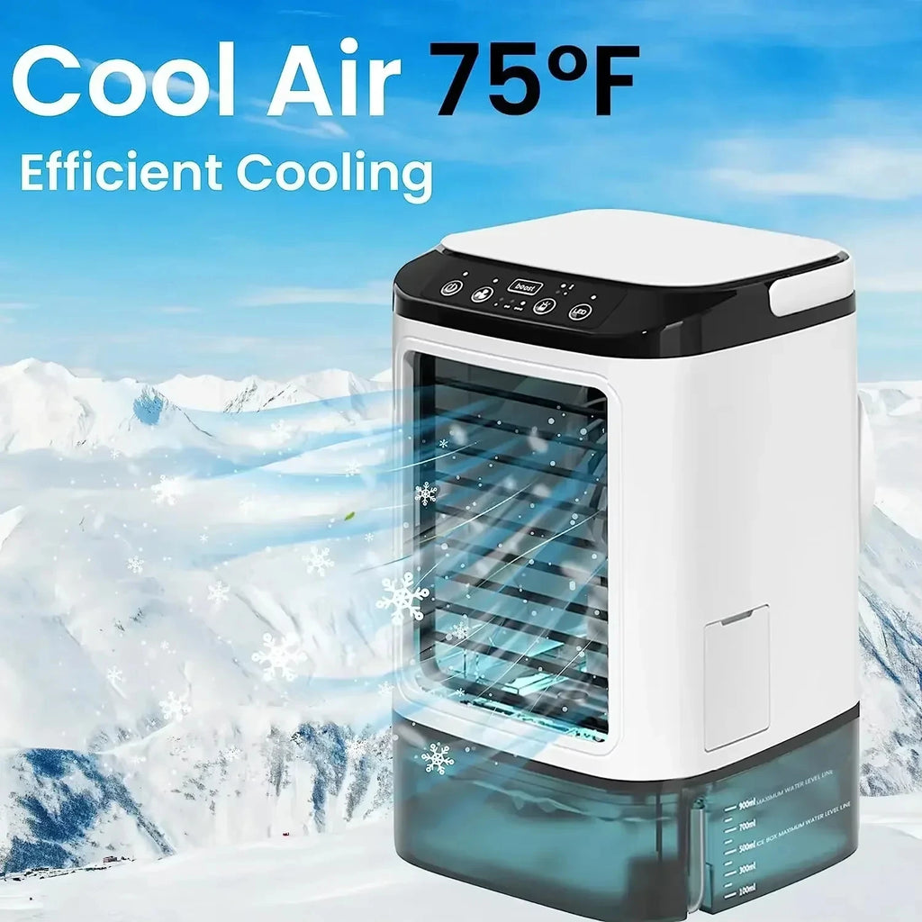 HOMEFISH Small Home-use Quiet Desktop Humidifier Cold Fan Spray