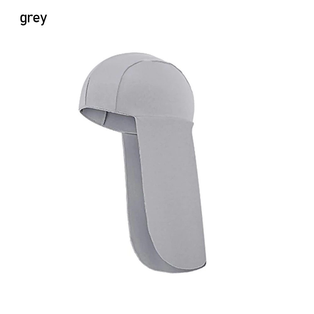 Cycling Neck Shield Protector Hard Hat Cooling Cap Sun Shade UV Vue grey