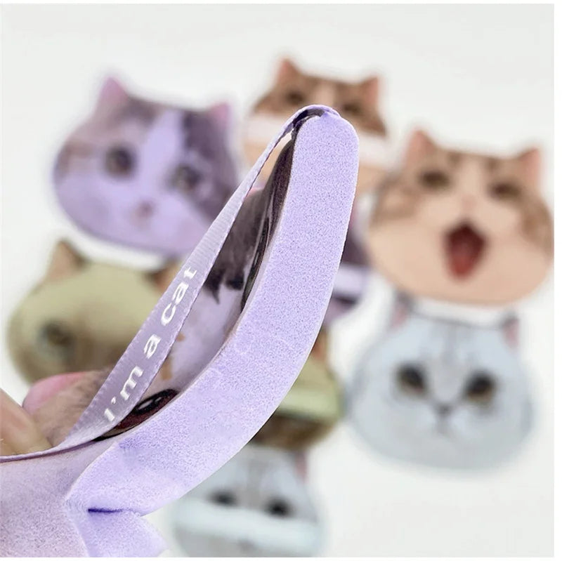 1pc Cute Cat Cosmetic Puff Air Cushion Powder Puff Soft Sponge Makeup Cosmetic Puff Dry Wet Dual-use Foundation Makeup Puffs Vue