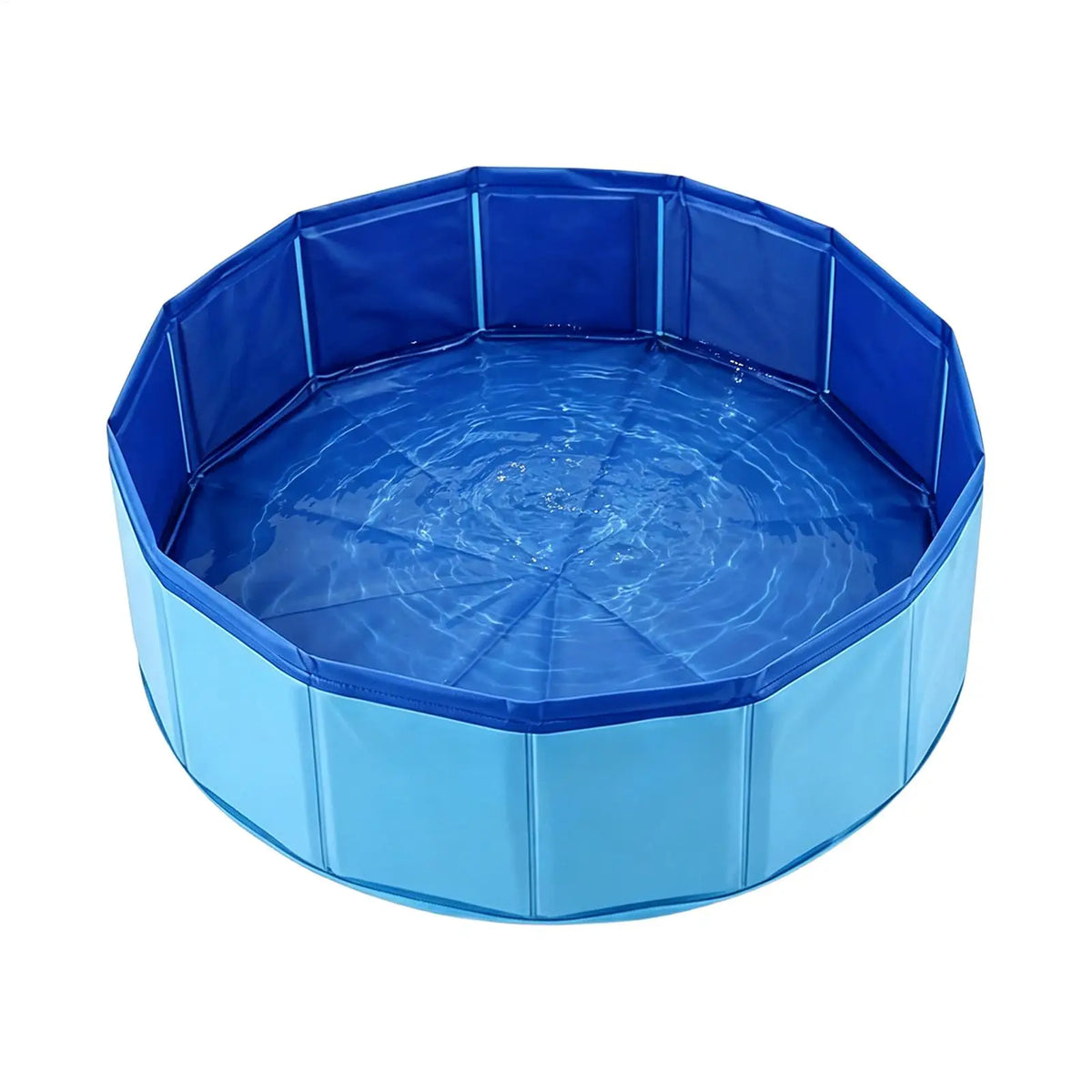 Foldable Portable Dog Pool, High-Strength Pet Swimming Pool & Bathtub, Summer Doggy Water Play for Indoor Outdoor Home Backyard Vue