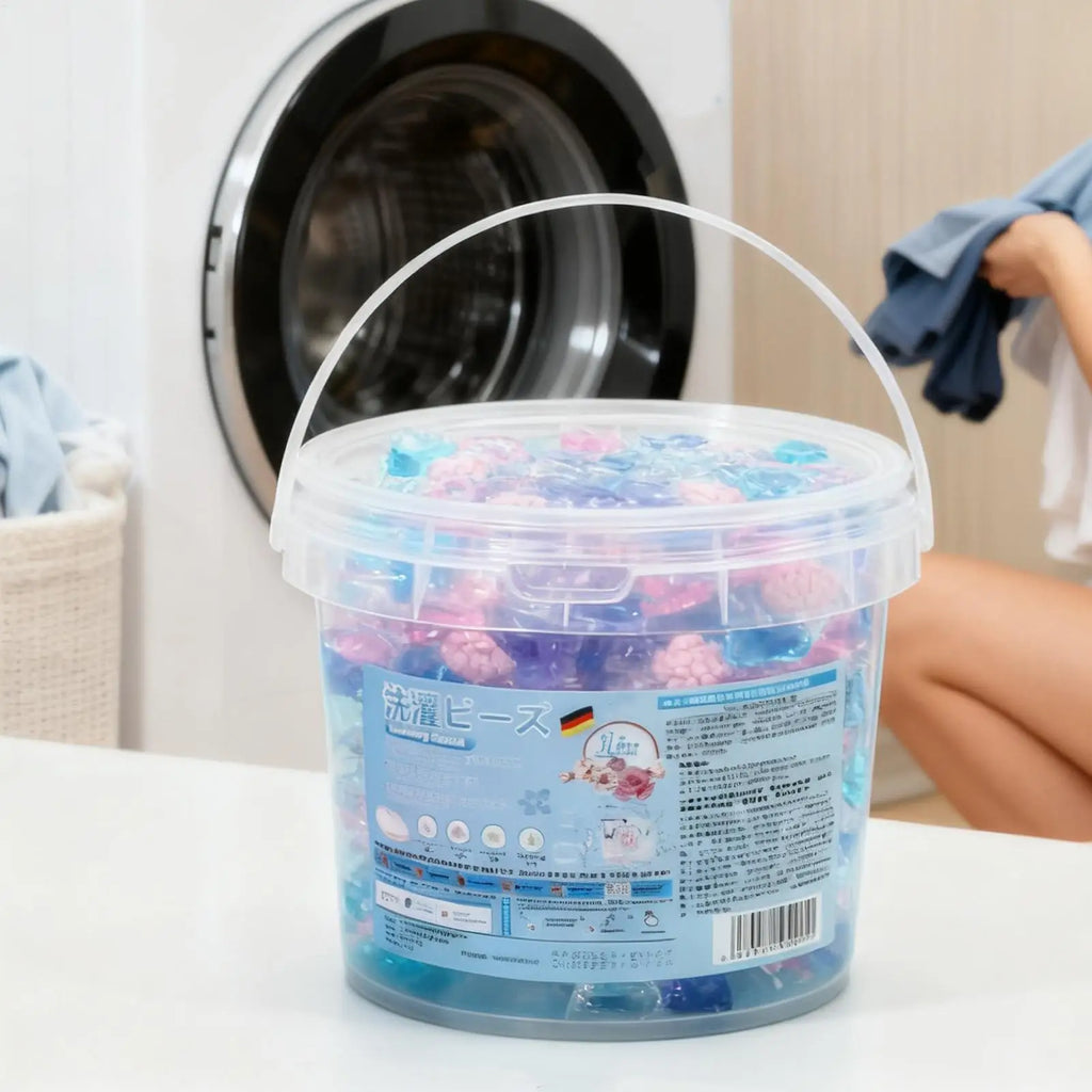 Laundry Detergent Pods Deep Cleaning 70 Tablets Beads Laundry Pods for Washing Machine for Apartment Bathroom Home Dorm Room Vue