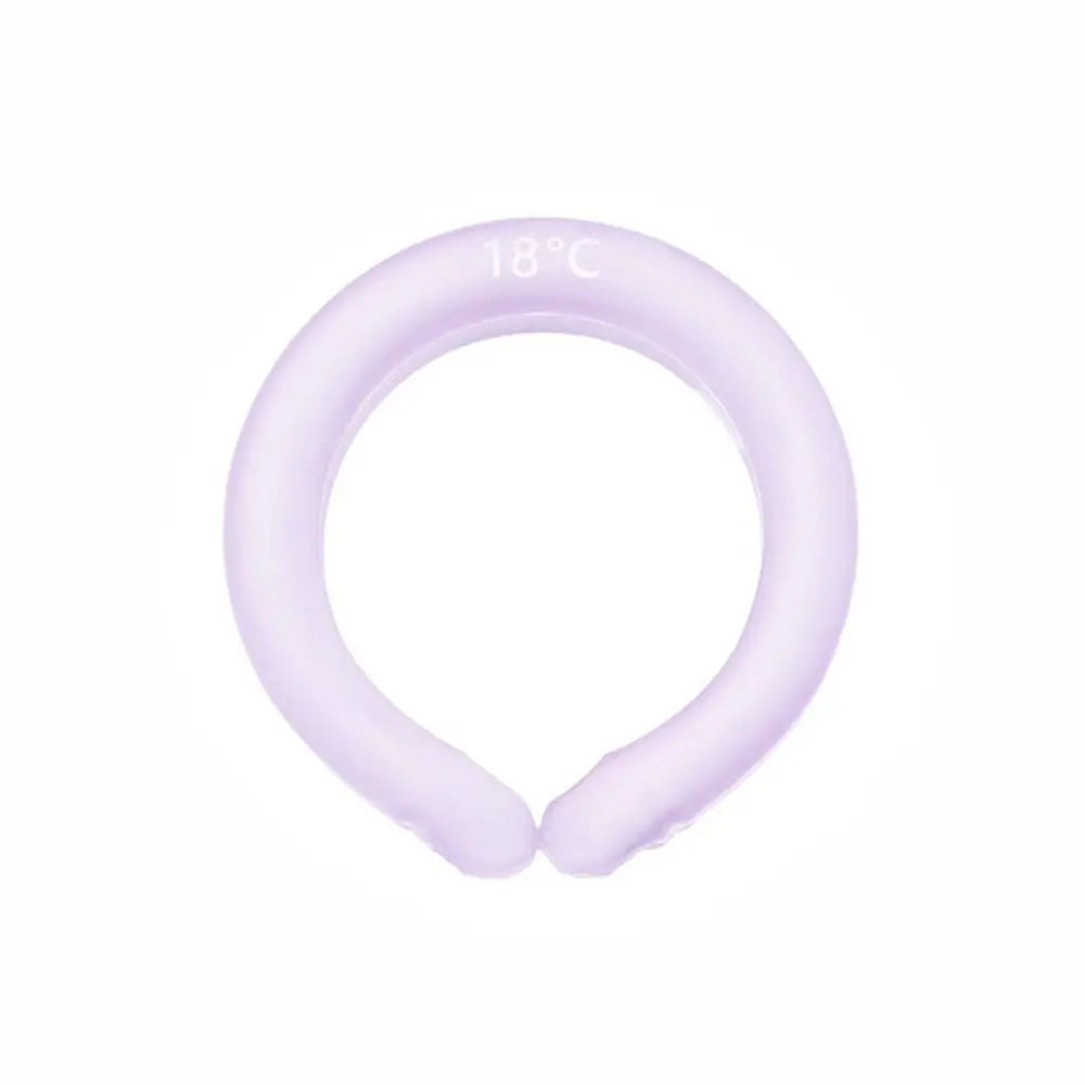 Collar Tube Neck Cooler Ice Gel Liquid Cooling Ring Reusable Maker Vue Purple
