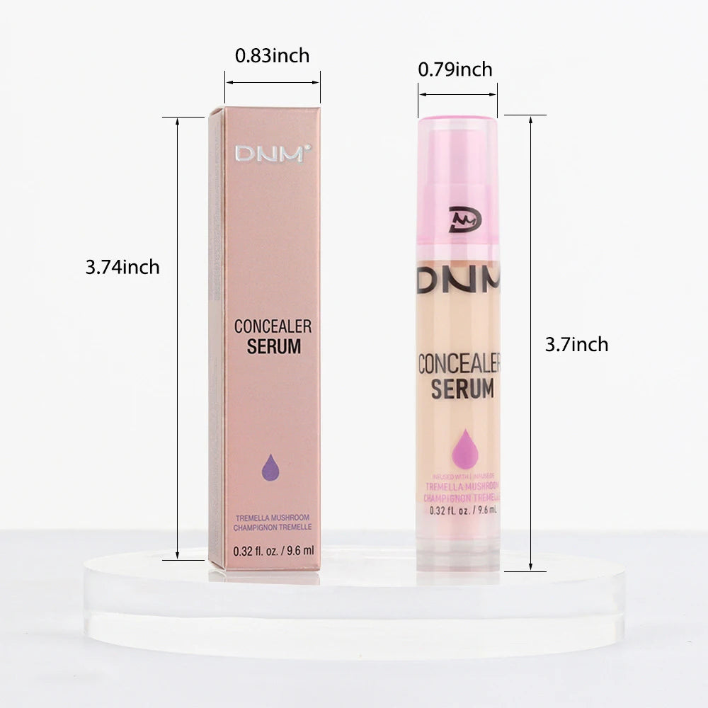 8Colors Liquid Concealer High Covering Moisturizing Oil Control Foundation Invisible Pores Dark Circles Freckle Face Makeup Vue