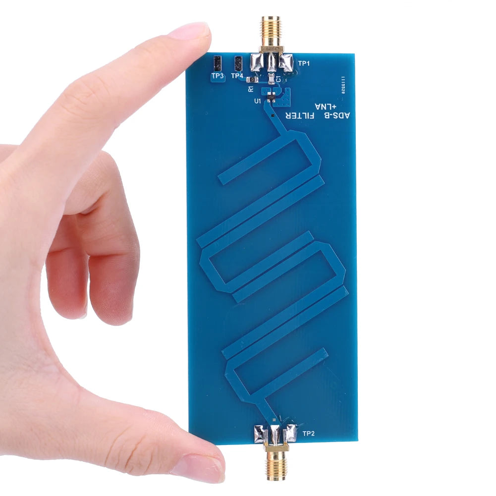 ADS-B Passband Filter Board 1090MHz +LAN Bandpass Filter Module SMA Standard Female Head 20dB Active Gain for Software Radio SDR Vue