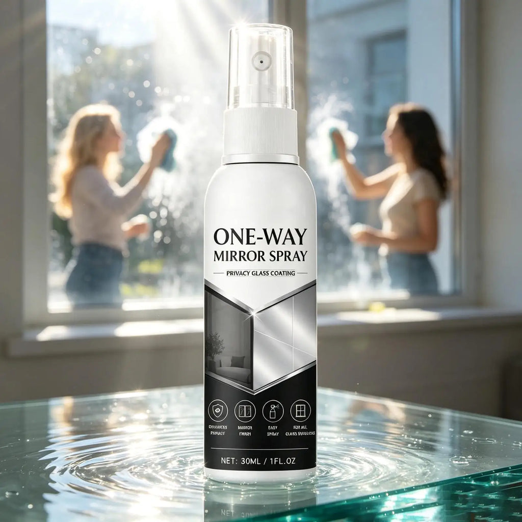 Window Frosting Spray for Privacy, Temporary Removable Mirror Effect Coating, 30ML Glass Door Fog Spray for Bedroom Bathroom Vue