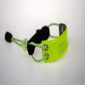 2Pcs Adjustable Reflective Armband Comfortable Night Running Reflective Wristband Sport Tape Reflective Strips Cycling Vue Yellow