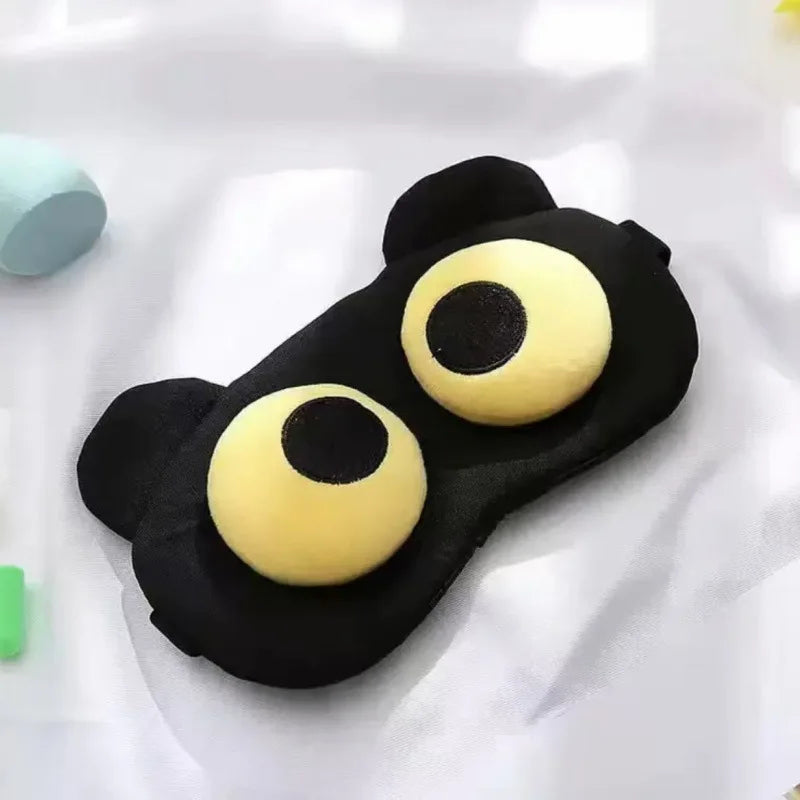 Cute Eye Mask Sleep Soothing Fatigue Warm Compress Wear Comfortable Vue O