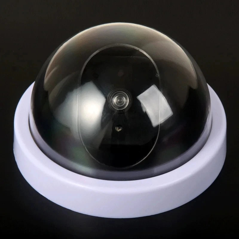 Dummy Camera Flashing Led Fake Camera Creative Black Plastic Dome CCTV Camera Power Via AA Battery Surveillance Security System Vue