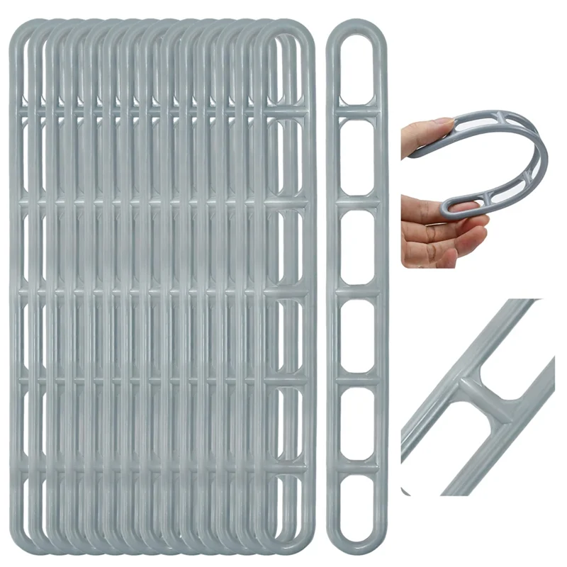 ABKW-Ladder Guy Elements, 25-Pack For Awnings, Rubber Camping Tensioners, Tent Accessories Vue Grey NONE